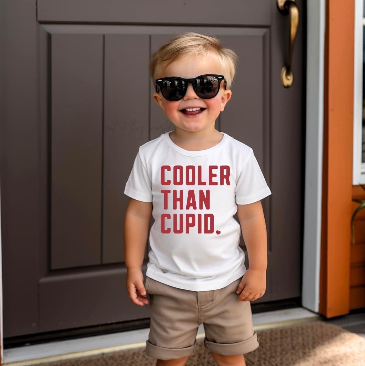 Cooler than Cupid, dad T-shirt , Mental Health Awareness, dad and me matching design, Valentine’s Day tee, dada mini matching tshirt,