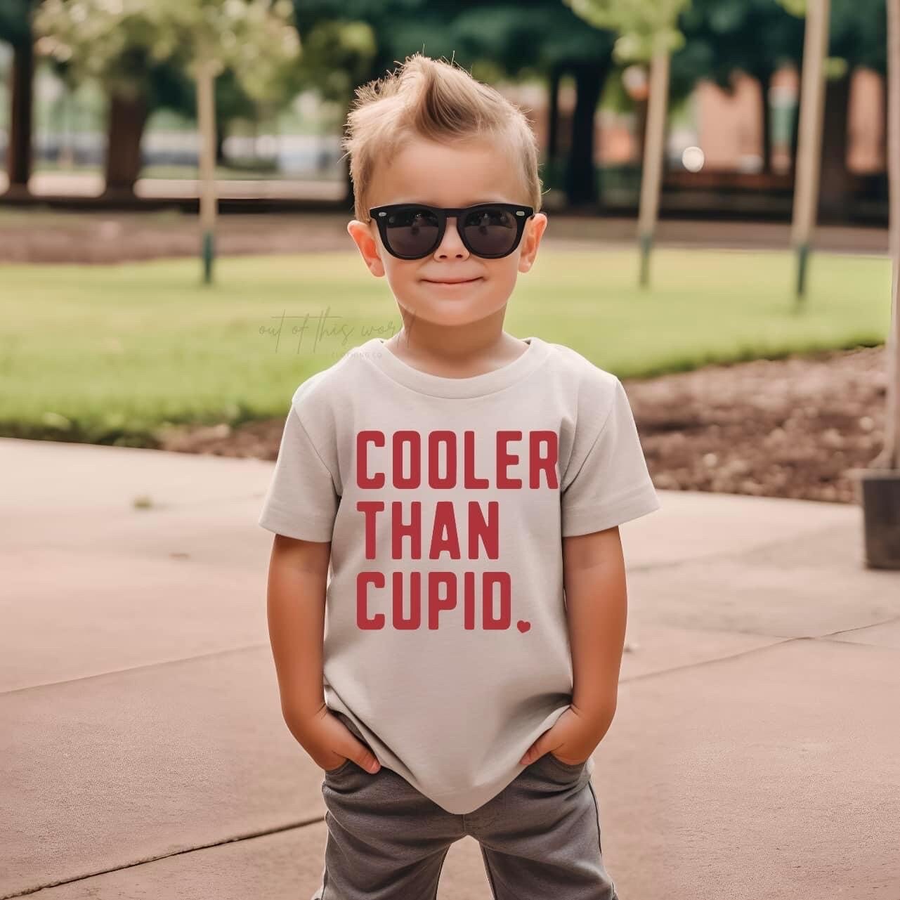 Cooler than Cupid, dad T-shirt , Mental Health Awareness, dad and me matching design, Valentine’s Day tee, dada mini matching tshirt,
