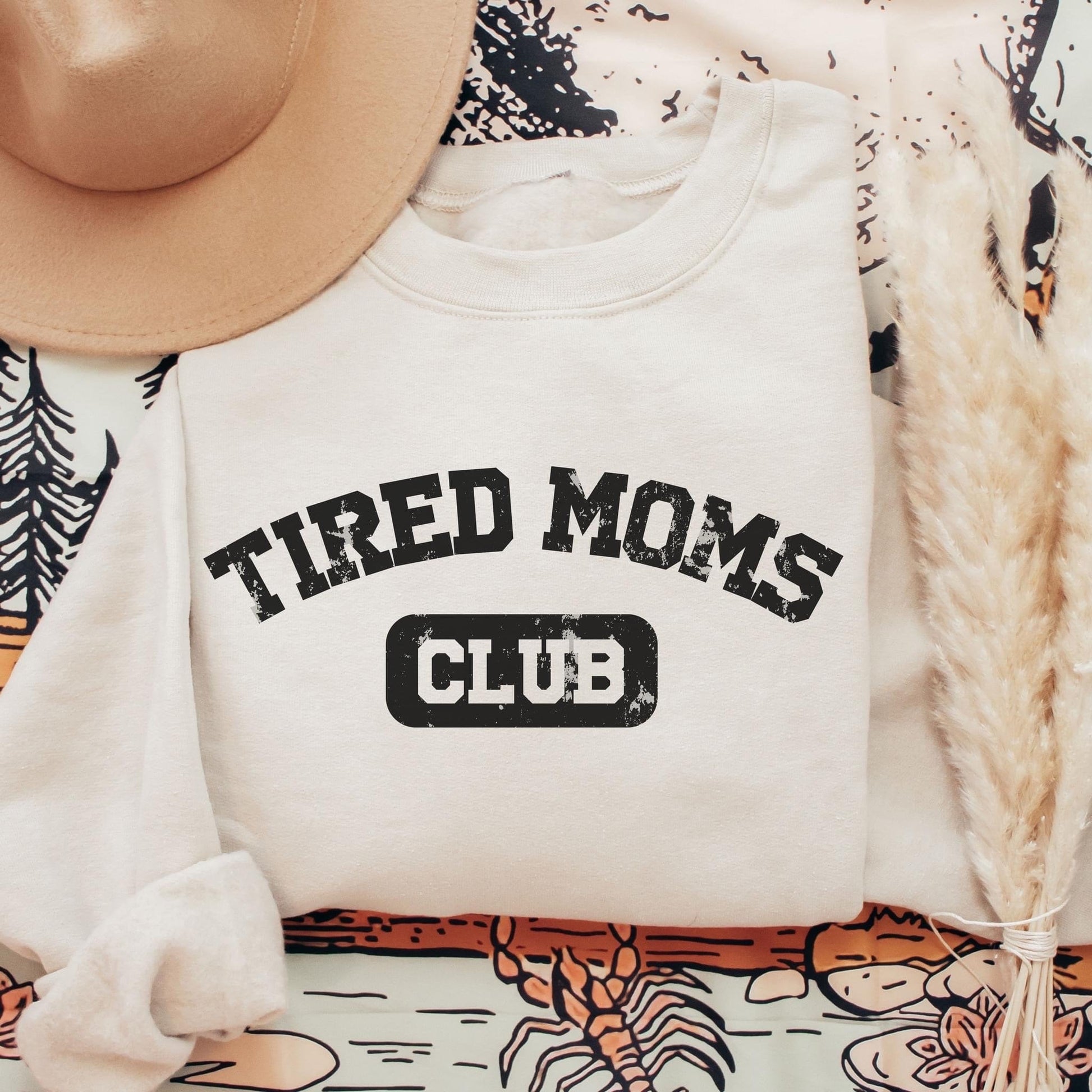 Tired Moms Club, Mental Health Awareness, mama and me matching design, Valentine’s Day tee, mama mini matching tshirt,